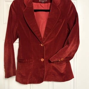 Vintage St. Hilaire Russet Red Blazer